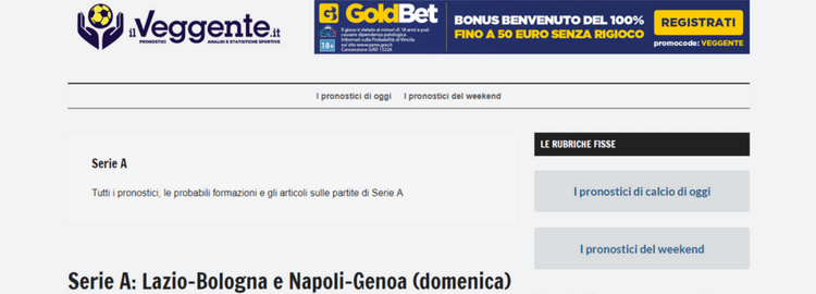 homepage il veggente