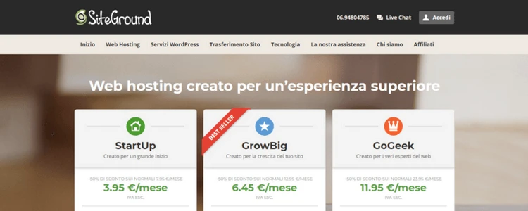 siteground web hosting