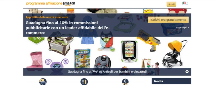 amazon affiliazione