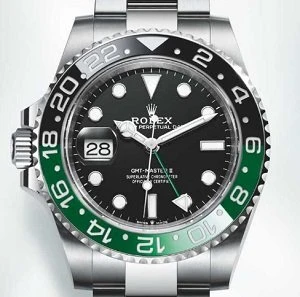 rolex gmt-master ii ghiera verde-nera mancino